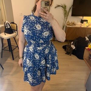 Torrid Floral Blue Dress